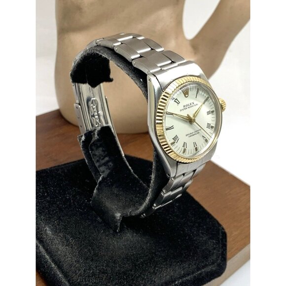 Rolex Speedking Oyster Perpetual 6430 Watch Swiss Wind Steel 14k Bezel 30mm - Picture 14 of 14